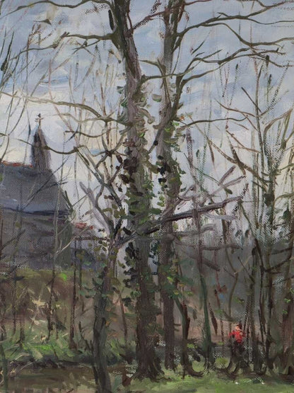 Jean Kevorkian Original Oil Painting On Canvas Signed Framed Impressionism Art