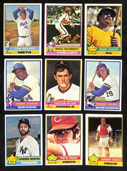 1976 Topps Baseball W/Traded Complete Set Brett