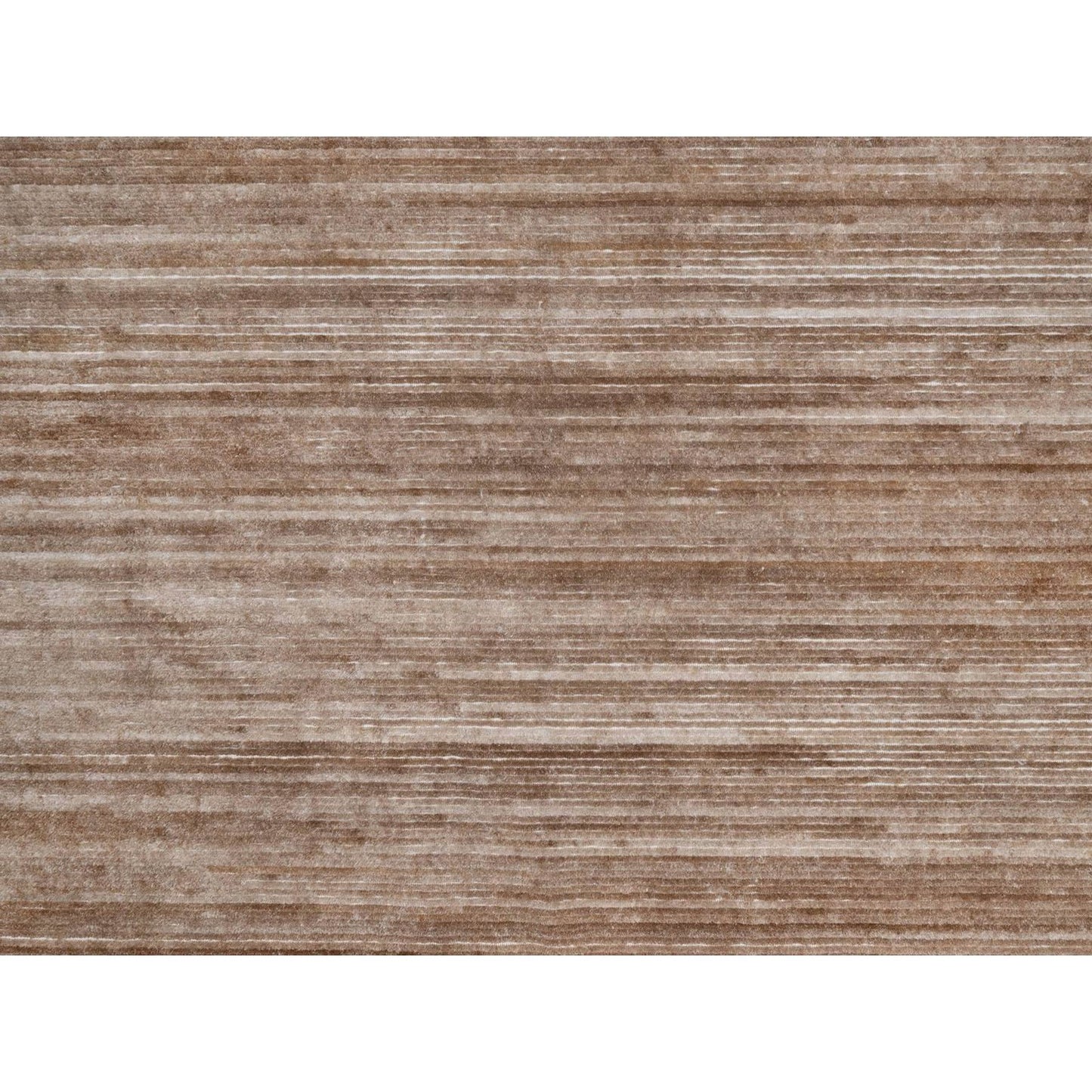 9'1"X12'1" Brown Hand Loomed Rug Modern Design Indoor Outdoor Oriental