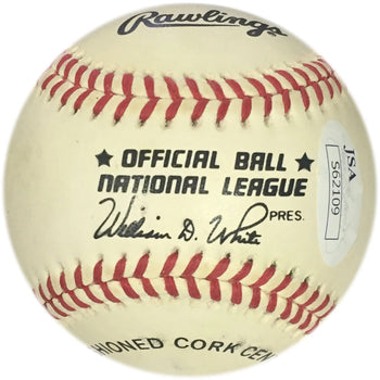 Bill Wright Autographed Baseball (Jsa)