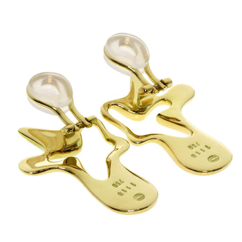 Georg Jensen   Earring splash K18 Yellow Gold