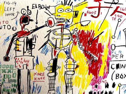 Jean-Michel Basquiat Lithograph Signed Numbered Stamp 180