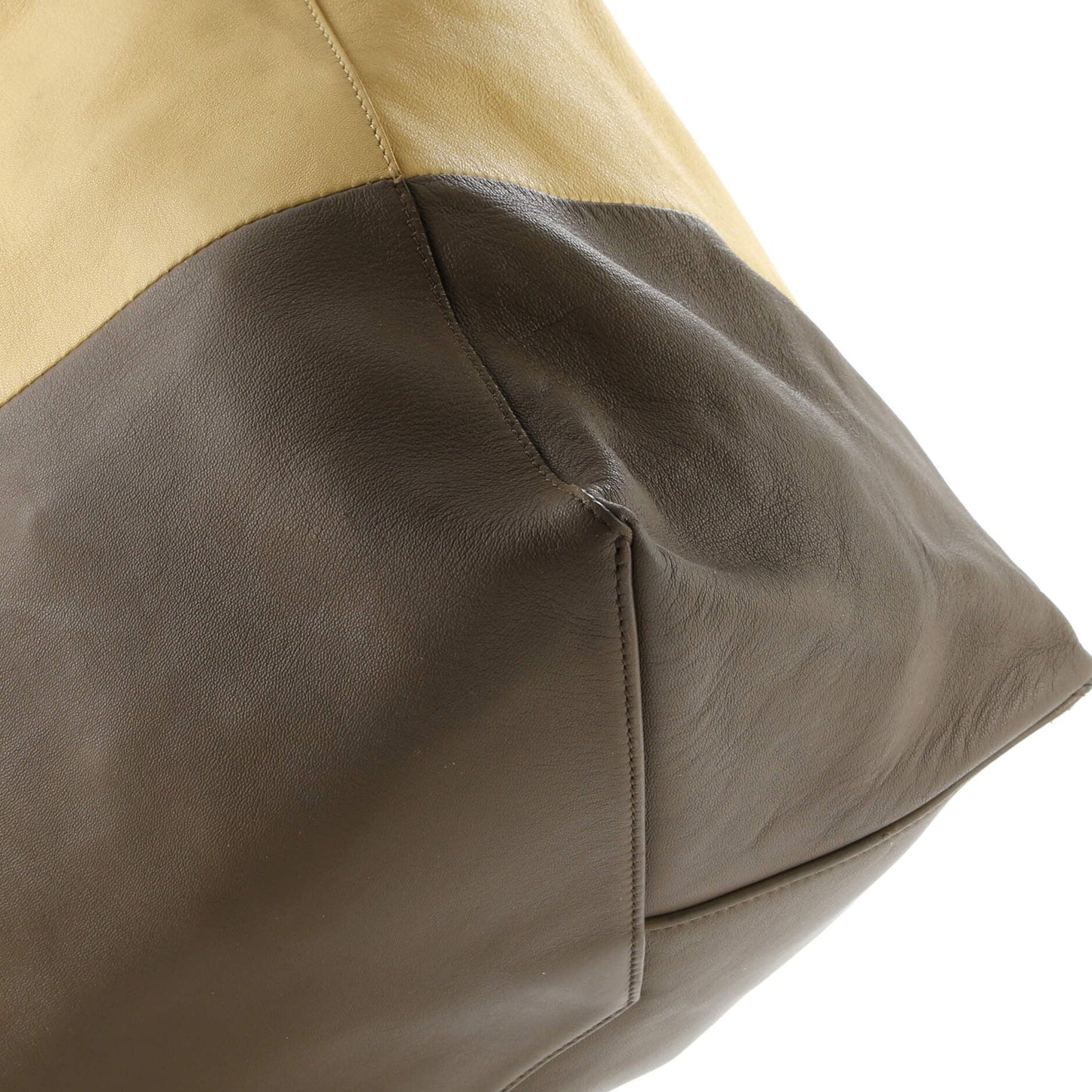 Celine Horizontal Bi-Cabas Tote Leather Large