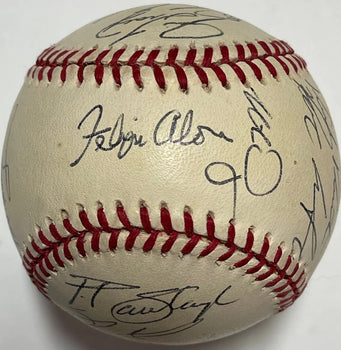 1996 Montreal Expos Autographed Official Baseball