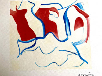 Willem De Kooning Lithograph Guggenheim Museum