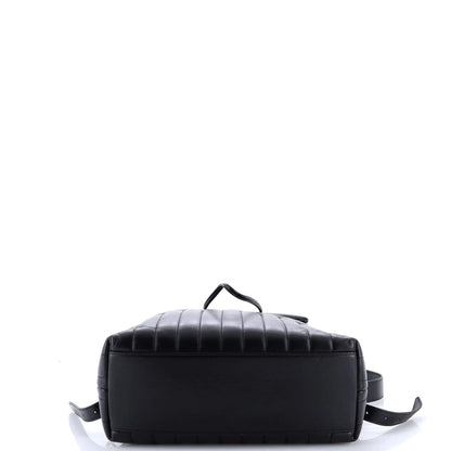 Saint Laurent Loulou Backpack Matelasse Chevron Leather Medium