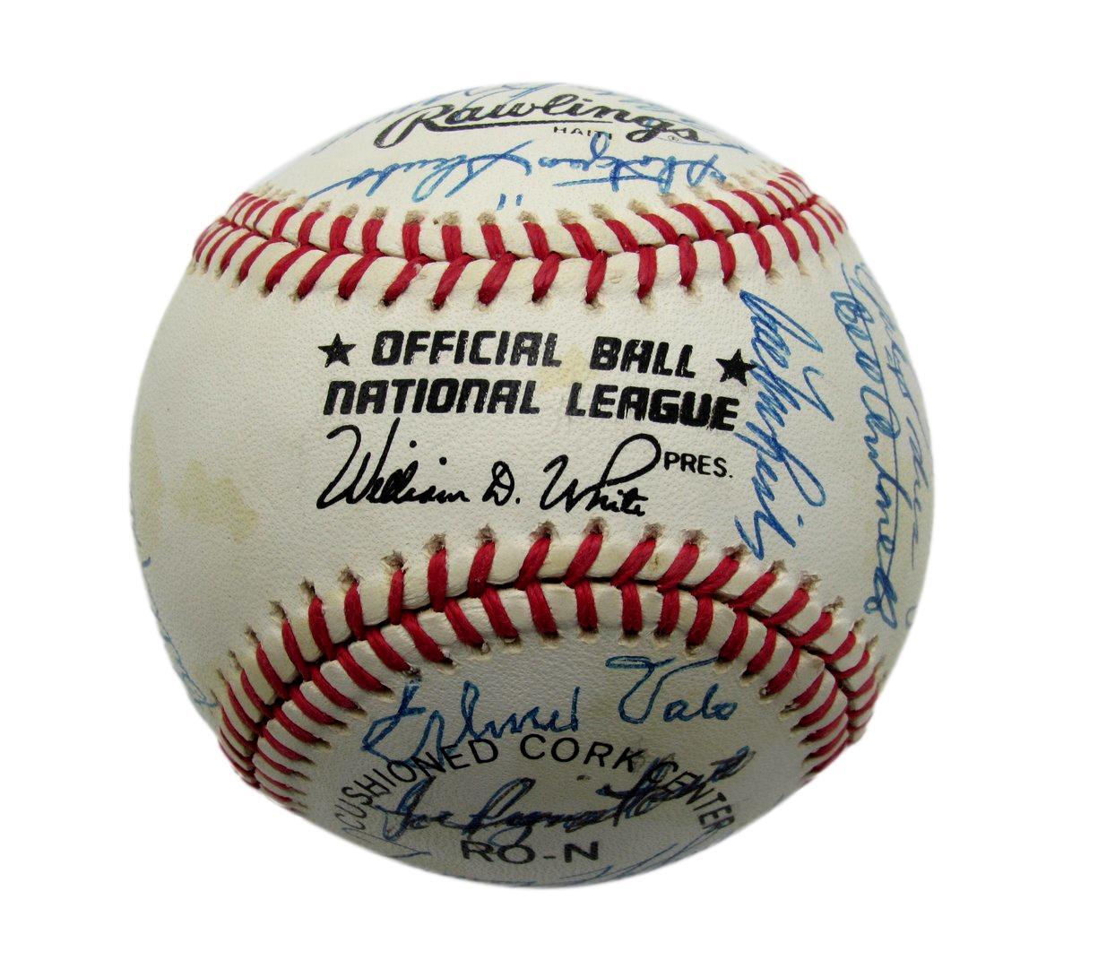 1940S & 50S Dodgers Greats Onl Multi Signed Baseball (26) Herman Hof 192213