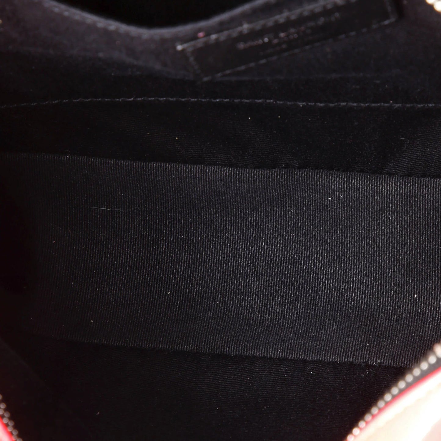 Saint Laurent Lou Camera Bag Matelasse Chevron Patent Small