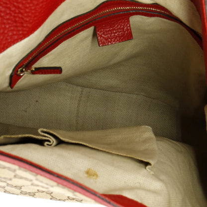 Gucci Diana Bamboo Shoulder Bag Gg Canvas Medium