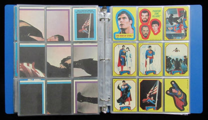1978-83 Dc Comics Superman Movie Complete 352 Card Set With 72 Stickers 197524