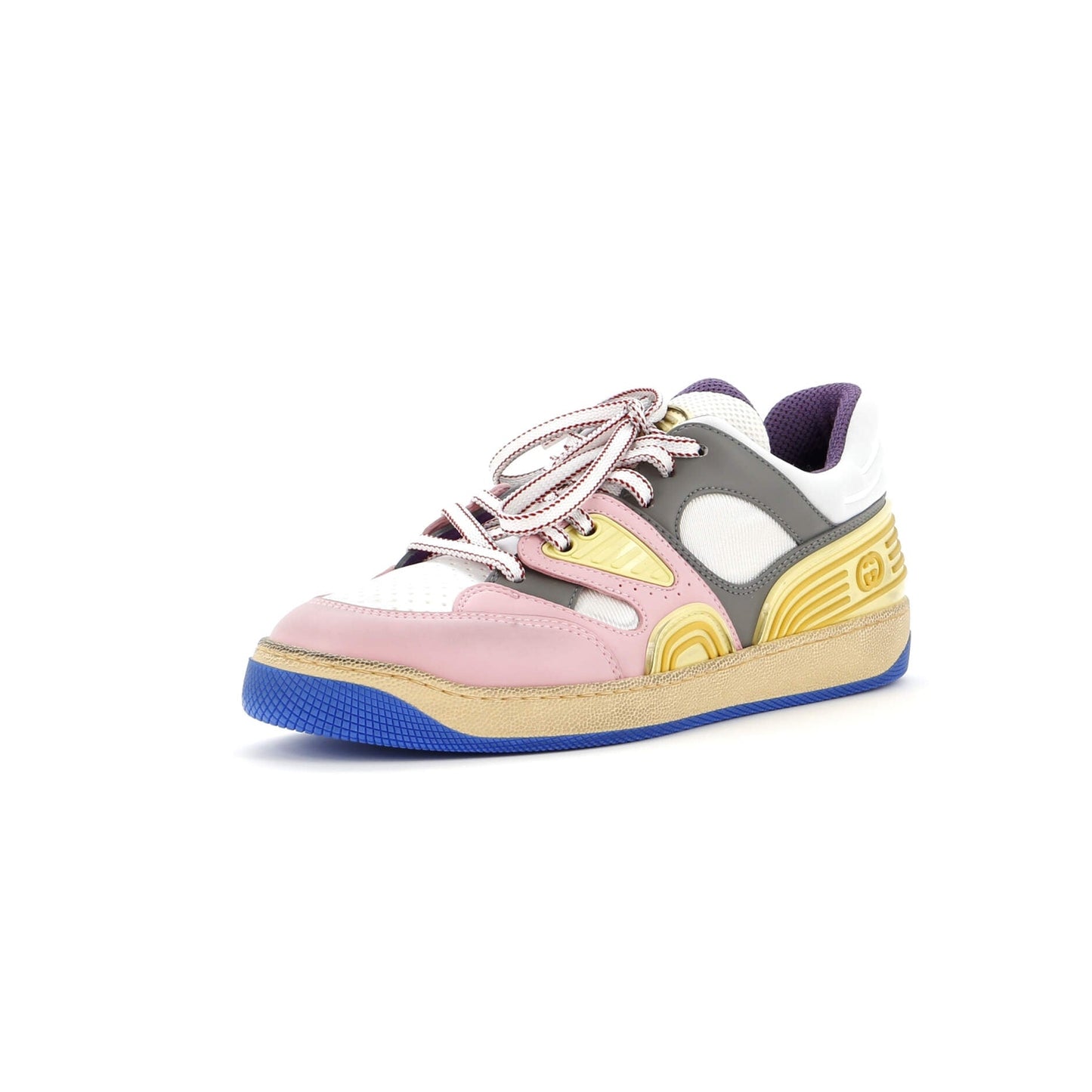 Gucci Basket Low-Top Sneakers Demetra With Fabric