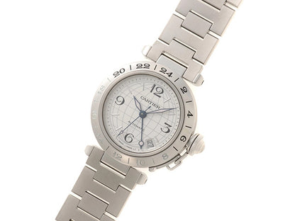 Cartier Pasha C Meridian Automatic W31078M7 Silver