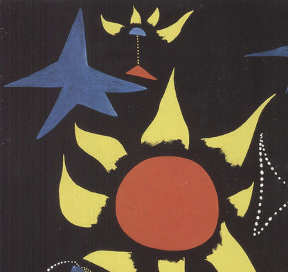 Surrealism JOAN MIRO Self-Portrait II 22.75" x 19" Offset Lithograph 2010