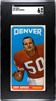 Jerry Hopkins 1965 Topps #54 Sgc 6