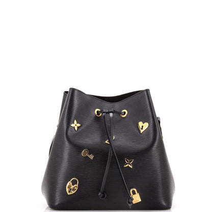 Louis Vuitton Neonoe Handbag Love Lock Epi Leather