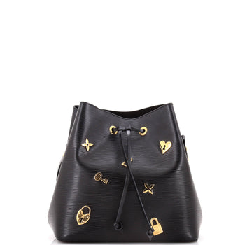 Louis Vuitton Neonoe Handbag Love Lock Epi Leather