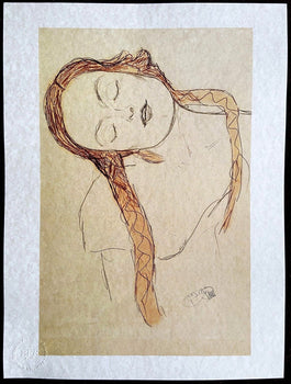 Gustav Klimt Lithograph Coa Signed