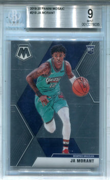 Ja Morant 2019-20 Panini Mosaic#219 (Bgs Mint 9 )