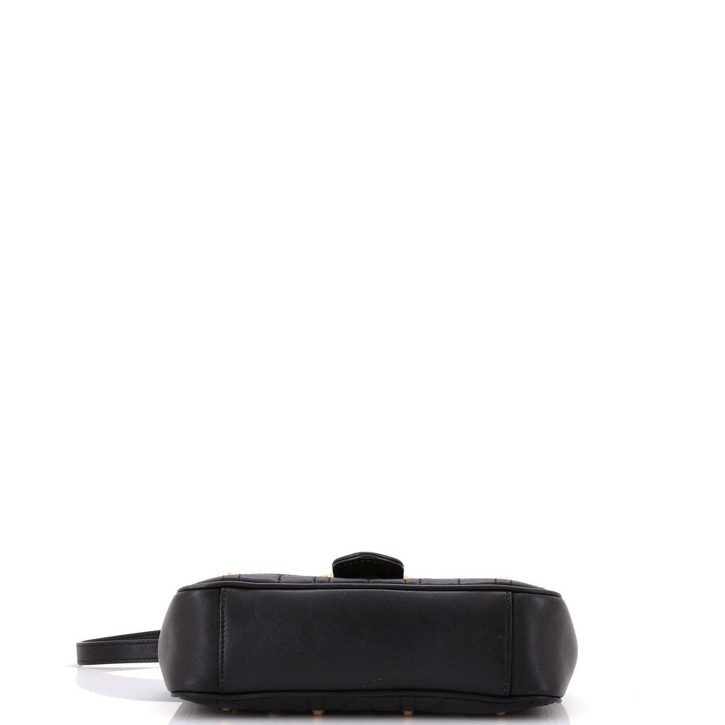 Gucci Pearly Gg Marmont Flap Bag Embellished Matelasse Leather Mini