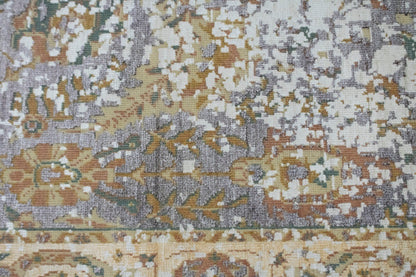 Oriental Area Rug Distressed Carpet Muted Wool Silk Bamboo 5X8 Home Dcor