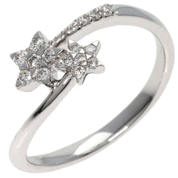 STAR JEWELRY   Ring Diamond Twin Star Spiral K18