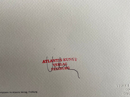 Keith Haring Lithograph From A Painting