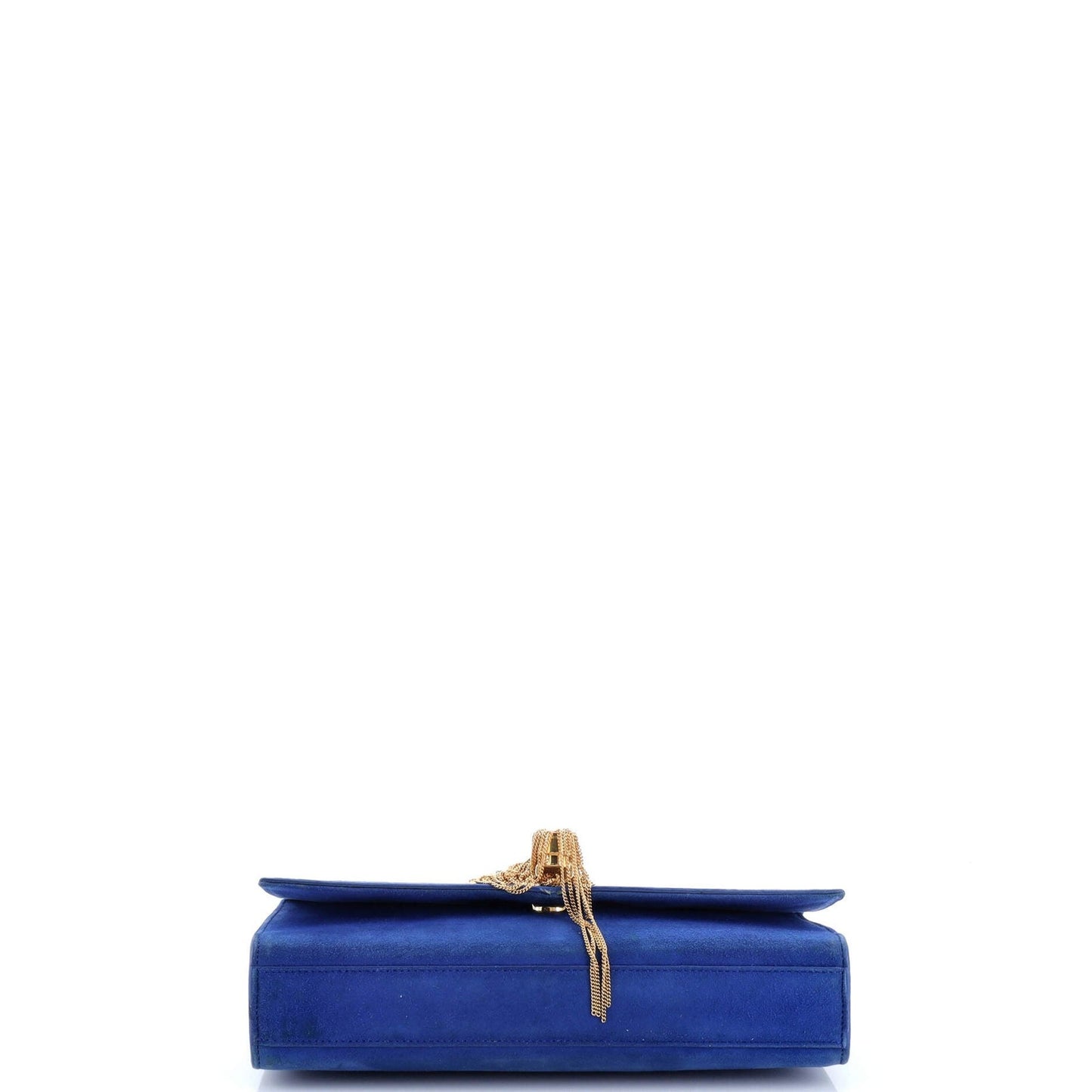 Saint Laurent Classic Monogram Tassel Crossbody Bag Suede Medium