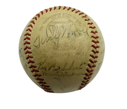 1947 St Louis Cardinals Team Signed Baseball (23) Stan Musial Hof Beckett Bas 14