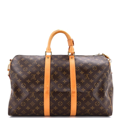 Louis Vuitton Keepall Bandouliere Bag Monogram Canvas 45