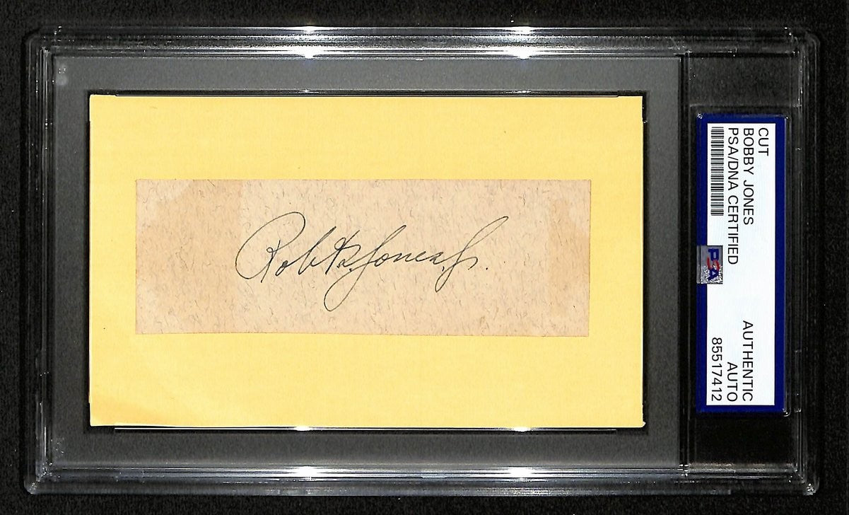 Robert T. Bobby Jones Masters Golfer Signed/Autographed 3X5 Cut  Psa/Dna 196936