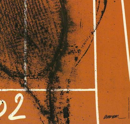 Conte PIERRE FERNANDEZ ARMAN Roland Garros French Open 29.5" x 22.5" Poster 2002