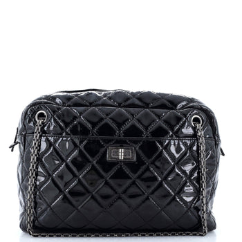 Chanel Reissue Camera Bag Quilted Patent Large