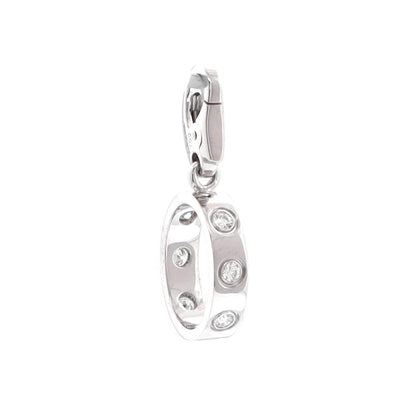 Cartier Love Pendant Charm Pendant & Charms 18K White Gold With Diamonds