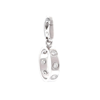 Cartier Love Pendant Charm Pendant & Charms 18K White Gold With Diamonds