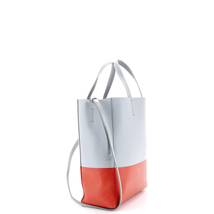 Celine Vertical Bi-Cabas Tote Grained Calfskin Small
