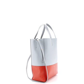 Celine Vertical Bi-Cabas Tote Grained Calfskin Small