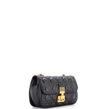 Christian Dior Dioraddict Flap Bag Cannage Quilt Lambskin Medium