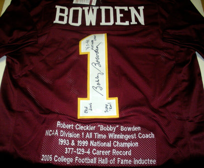 Bobby Bowden Florida State Seminoles Chof-2006