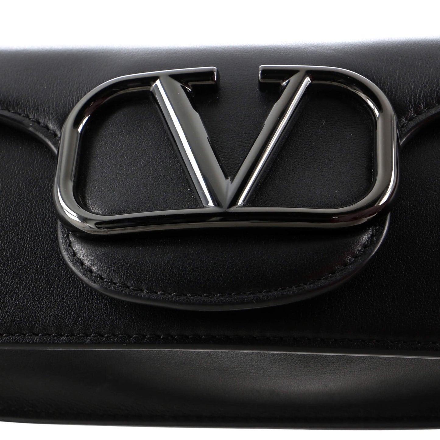 Valentino Garavani Vlogo Flap Shoulder Bag Leather Mini