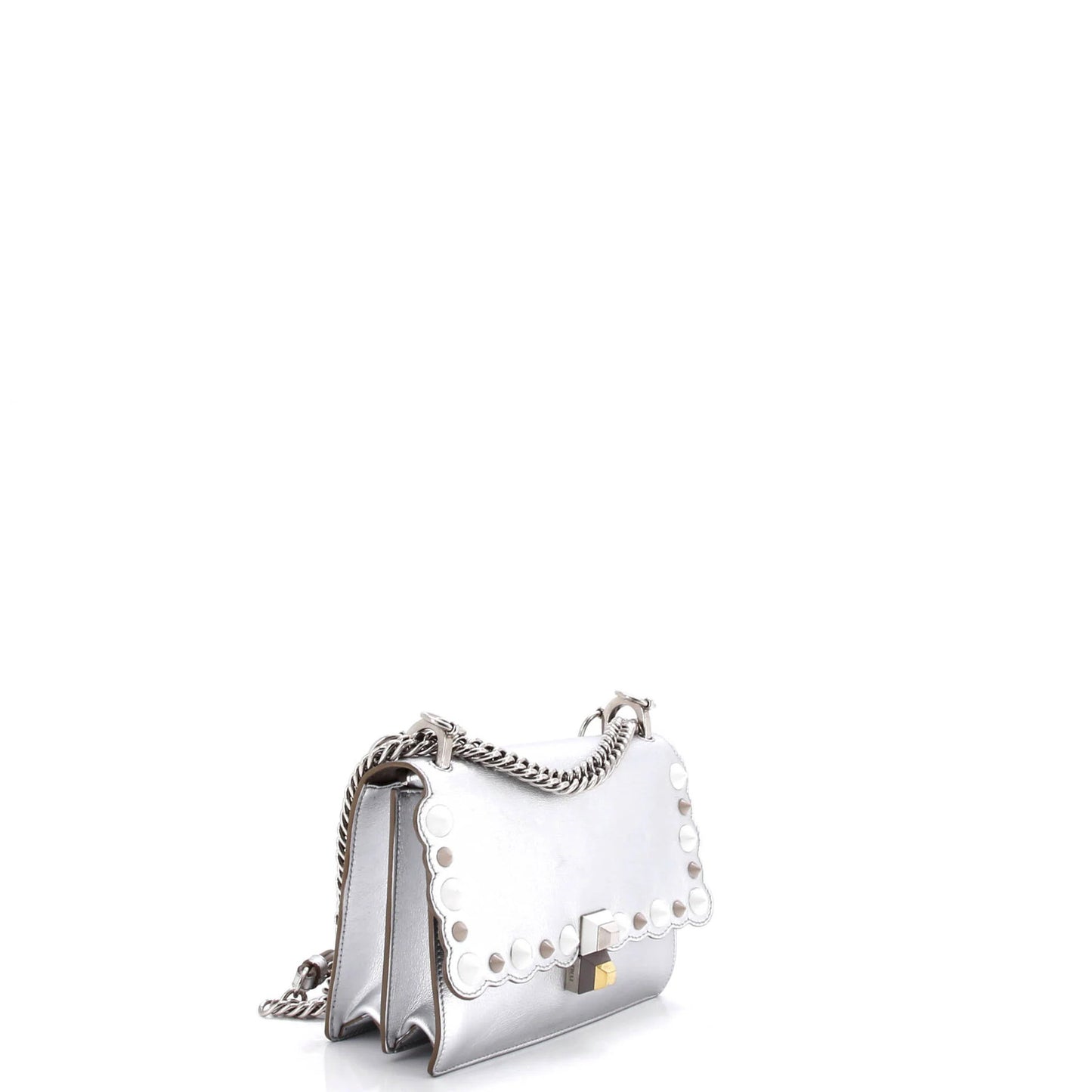 Fendi Kan I Bag Studded Leather Small