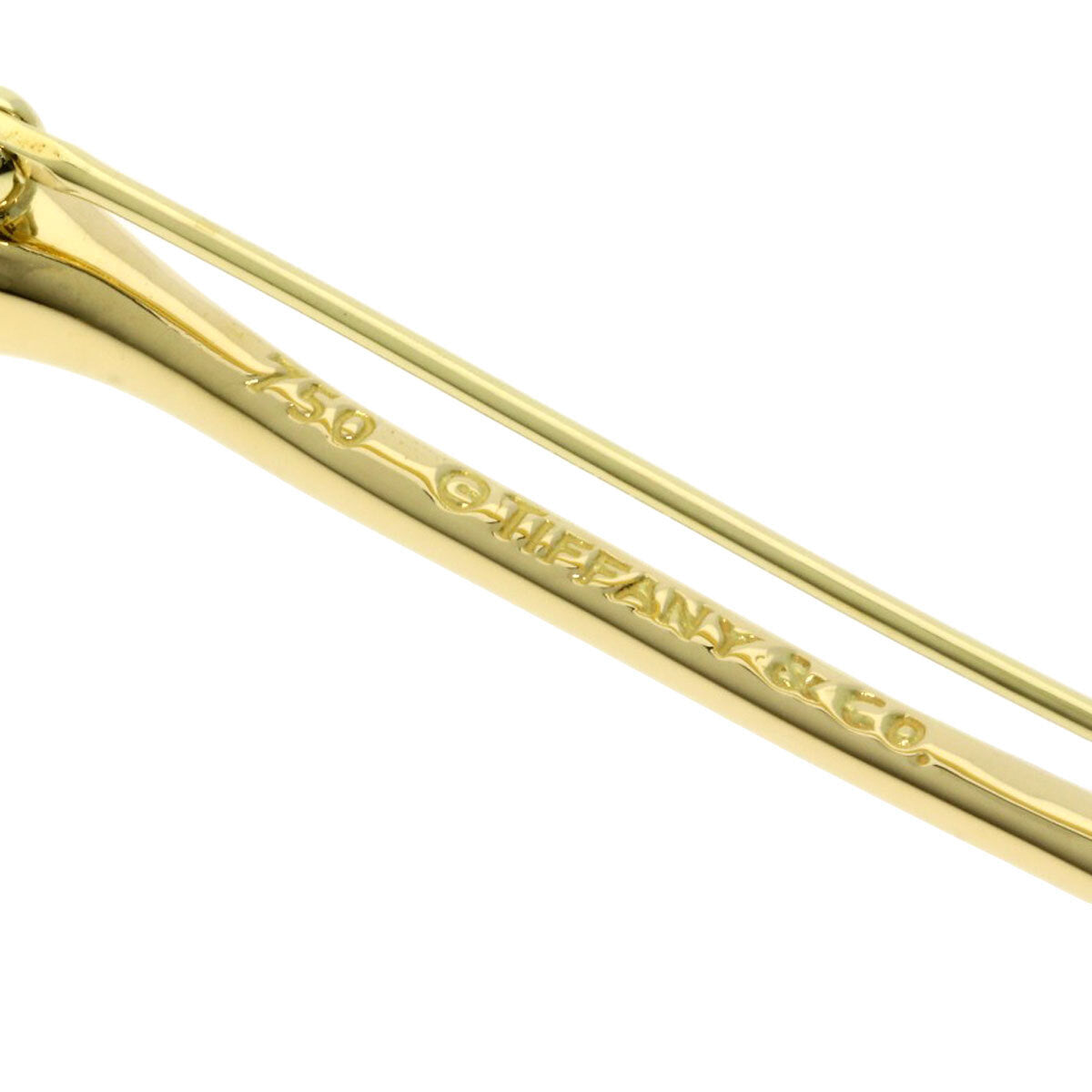 Tiffany&Co. Brooch Ginkgo K18 Yellow Gold