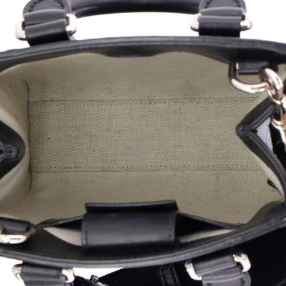 Gucci Vertical Tote Gg Embossed Perforated Leather Mini