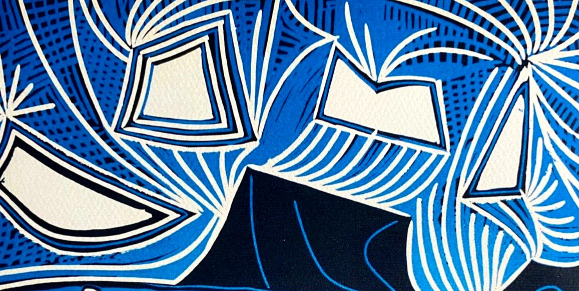 Pablo Picasso Lithograph Coa Signed In Pen