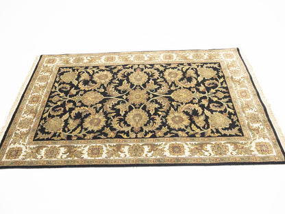 4X6 Ft Handmade Agra Jaipur Oriental Rug Floral