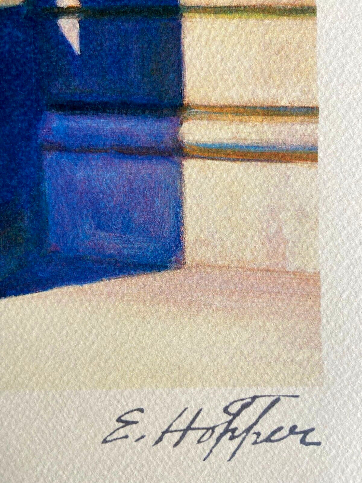 Edward Hopper 'Summer' Lithograph Coa Signed And Stamped 275 Ex