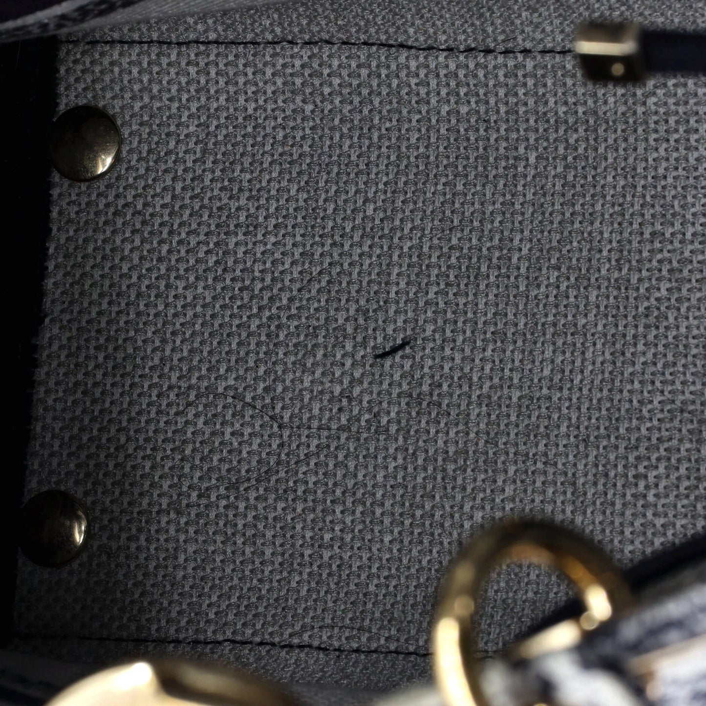 Christian Dior Lady D-Lite Bag Embroidered Canvas Medium