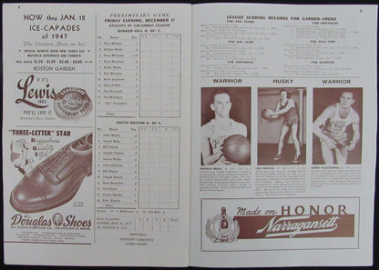 Vintage 1946 Boston Celtics Vs. Philadelphia
