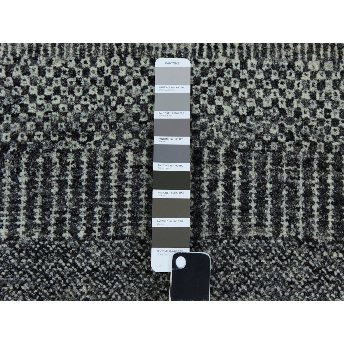 2'4"X27'9" Monument Gray Hand Knotted Undyed Wool Grass Xl Runner Rug