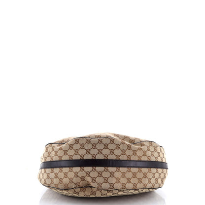 Gucci Twins Hobo Gg Canvas Medium