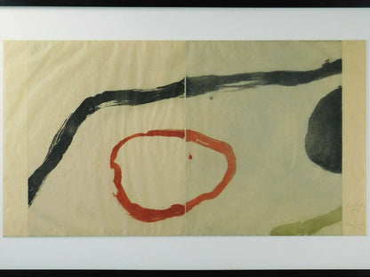 Kumi Korf Original Monoprint On Japanese Paper Art Print Signed Framed Moma